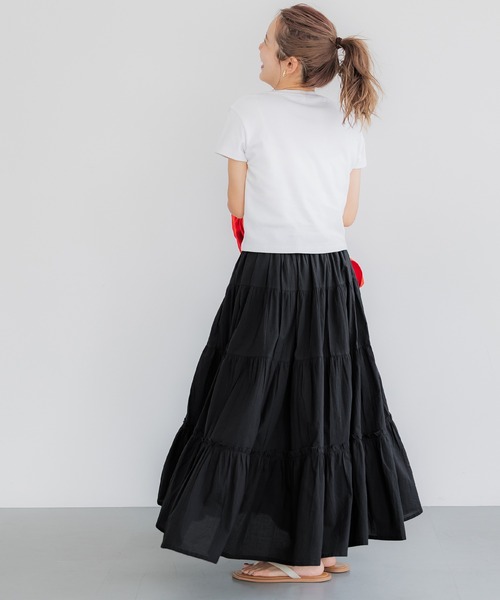 coca（コカ） ロング スカート ティアードスカート : ZOZOTOWN Yahoo