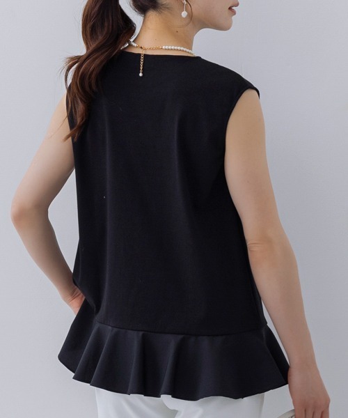 Sono（ソーノ） tシャツ 「SONO/ソーノ」ノースリーブフリマプル