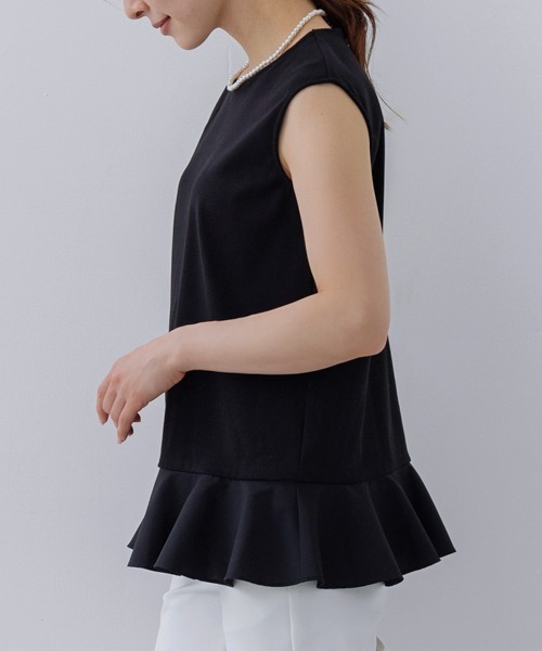 Sono（ソーノ） tシャツ 「SONO/ソーノ」ノースリーブフリマプル