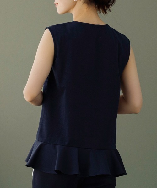 Sono（ソーノ） tシャツ 「SONO/ソーノ」ノースリーブフリマプル