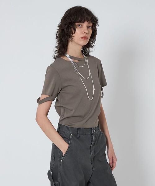 tシャツ lace slit tee レディース LAATO tシャツ lace slit tee レディース : ZOZOTOWN Yahoo!店