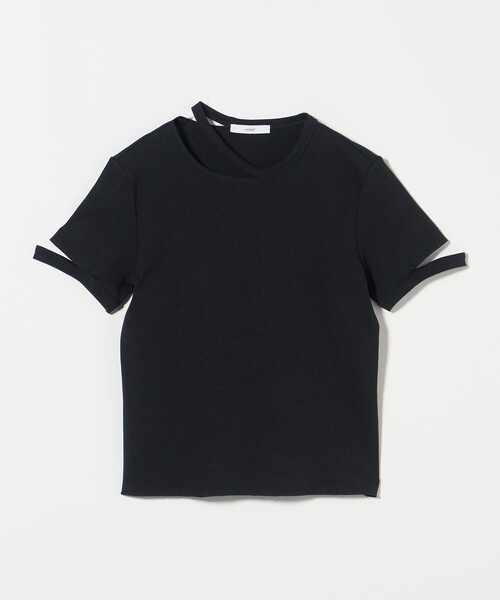 ASTRAET tシャツ 「ASTRAET」フライス エリソデスリット クルー