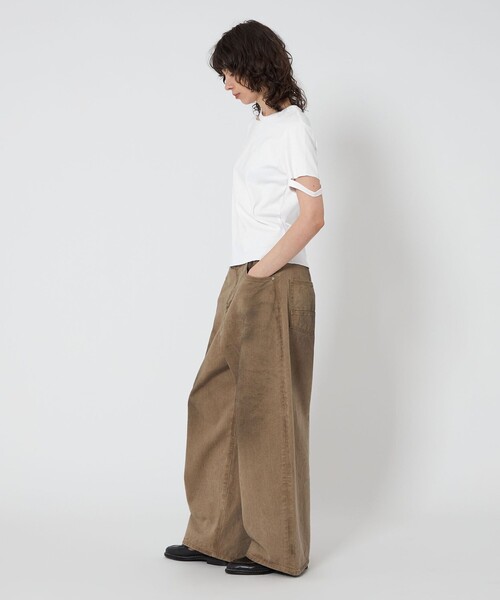 tシャツ 「ASTRAET」フライス  エリスリット ロングスリーブTシャツ レディース ASTRAET＞フライス エリスリット ロングスリーブTシャツ