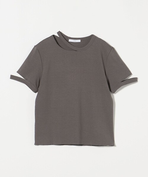 ASTRAET tシャツ 「ASTRAET」フライス エリソデスリット クルー