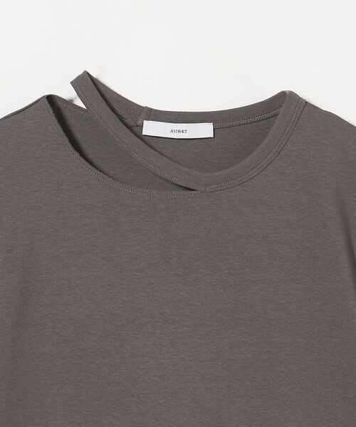 tシャツ 「ASTRAET」フライス クルーネックTシャツ レディース ASTRAET＞フライス クルーネックTシャツ