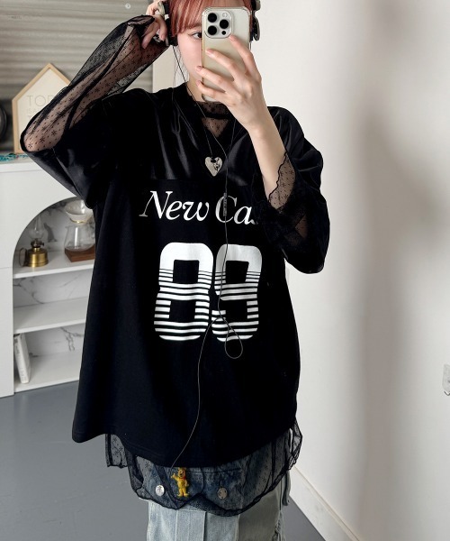 tシャツ 「From Vintage」 WRONG ナンバリングTEE レディース メンズ セール】【From Vintage】 WRONG ナンバリングTEE（Tシャツ