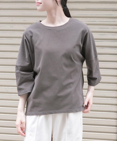 FORK&SPOON tシャツ FORK＆SPOON ハイツイストコットンワイドT