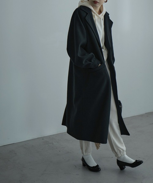 「etoll.」 チェスターコート L モカ レディース_画像6