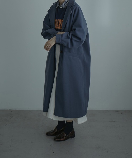 「etoll.」 チェスターコート L モカ レディース_画像8