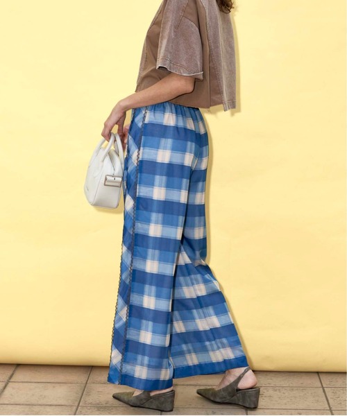 MAISON SPECIAL チェックパンツ MAISON SPECIAL パンツ Multi Plaid Easy Pants/マルチチェック