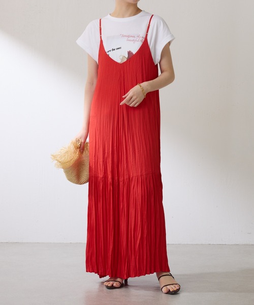 【新品未使用】COLLAGE GALLARDAGALANTE キャミワンピ COLLAGE GALLARDAGALANTE ワンピース ワッシャーキャミ