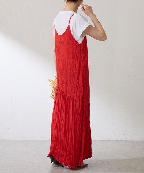 新品未使用！COLLAGE GALLARDA GALANTE ロングキャミワンピ COLLAGE GALLARDAGALANTE ワンピース ワッシャーキャミ