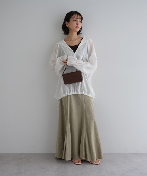 evernavy スカート リネンブレンドバイアスフレアスカート : ZOZOTOWN