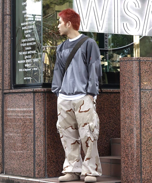 c.e Mesh Track Crew Neck ホワイト XL cavempt C.E(シーイー) 