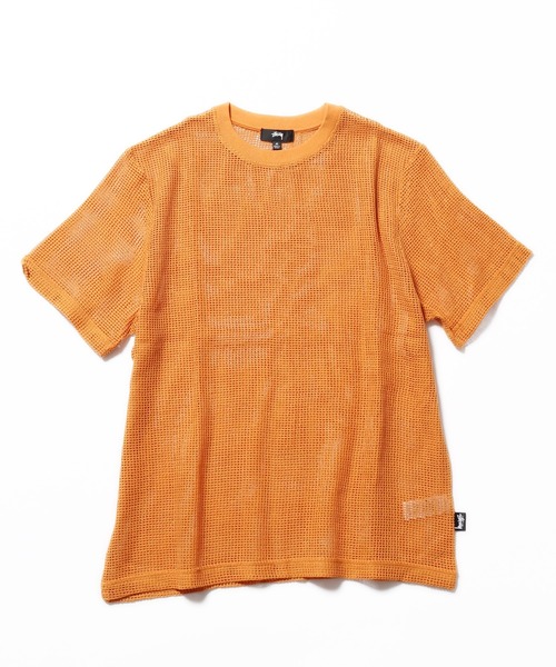 STUSSY tシャツ STUSSY/ステューシー COTTON MESH SS CREW 半袖T