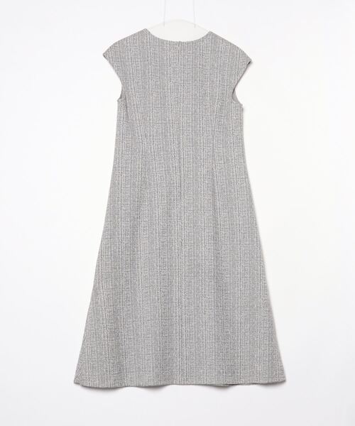 新品　Theory セオリー　ワンピースノースリーブワンピース　グレー　2 美品】Theory セオリー ノースリーブワンピース グレー 2 現行