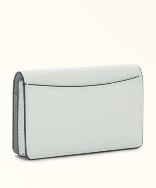 FURLA レディース名刺入れ（色：ホワイト系）｜ファッション小物