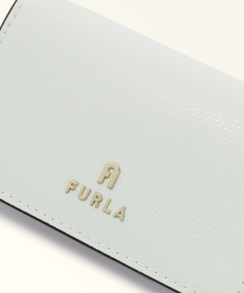 FURLA ホワイトレザー名刺入れ新品未使用 フルラ FURLA 薄型カードケース 名刺入れ ホワイトレザー 薄型