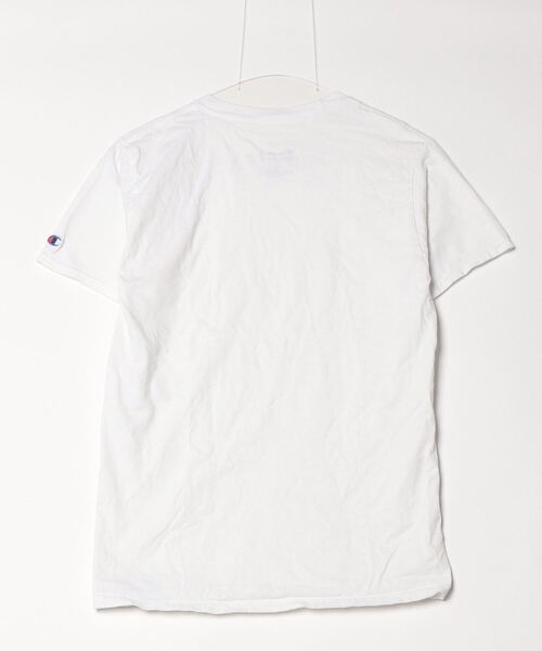「Champion」 刺繍半袖Tシャツ M ホワイト メンズ