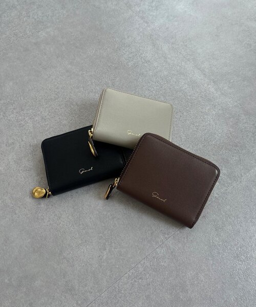 gemeil 財布 「ジャバラ折財布」ラウンドファスナーミニ