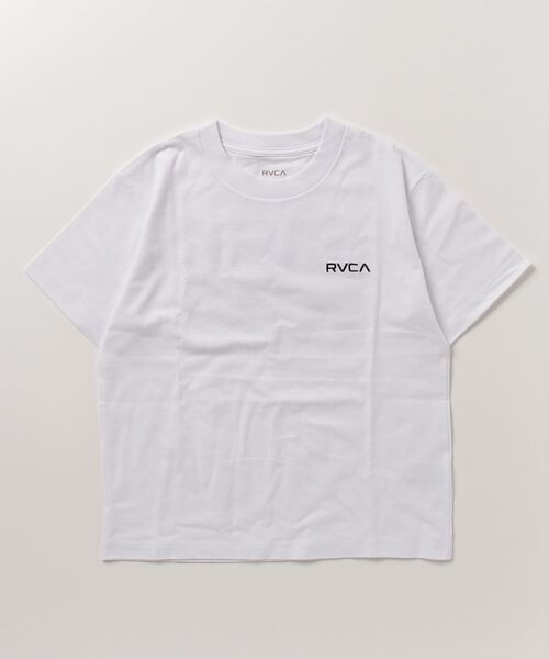 「RVCA」 半袖Tシャツ L ブラック×ブラック レディース
