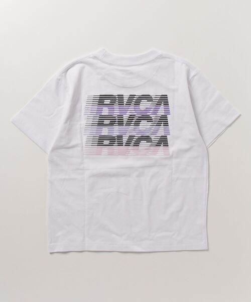 「RVCA」 半袖Tシャツ L ブラック×ブラック レディース