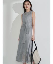 LAGUNAMOON（ラグナムーン） ワンピース ストライプメッシュニット 