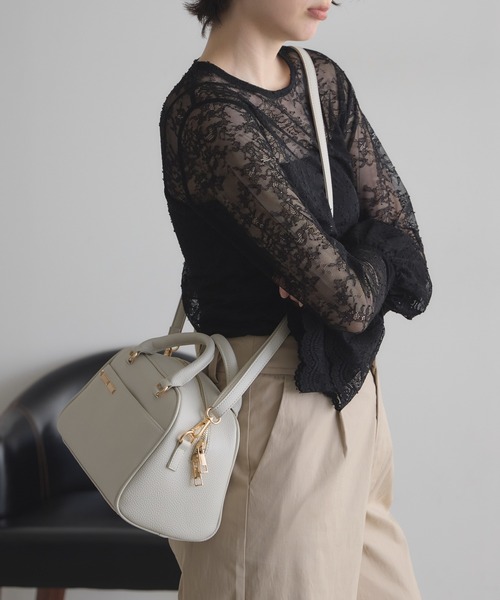 (nu) 新品未使用 anuke ミニボストンバッグ anuke アンヌーク 2025SpringSummer バッグ Mini Boston Bag 6月