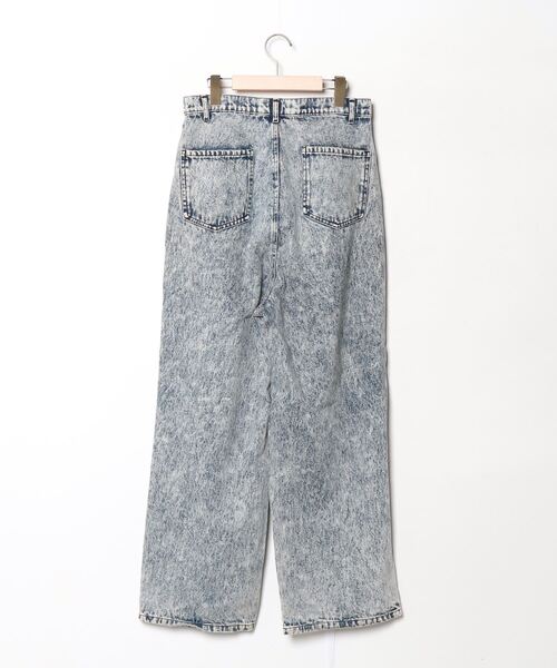 「ADRER」 ダメージ加工デニムパンツ M ホワイト メンズ