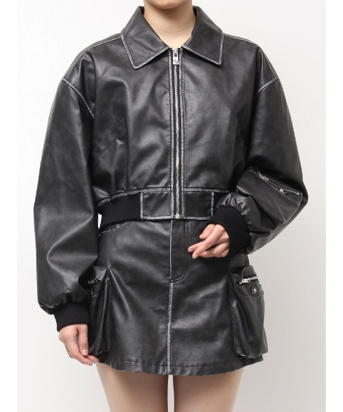 GYDA LOS ANGELESスーベニアブルゾン 新品 GYDA LOS ANGELESスーベニアブルゾン（ライトグレー） -ファッション