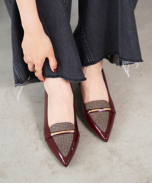 LE TALON（ル タロン） パンプス 5cmポインテッドローファーパンプス