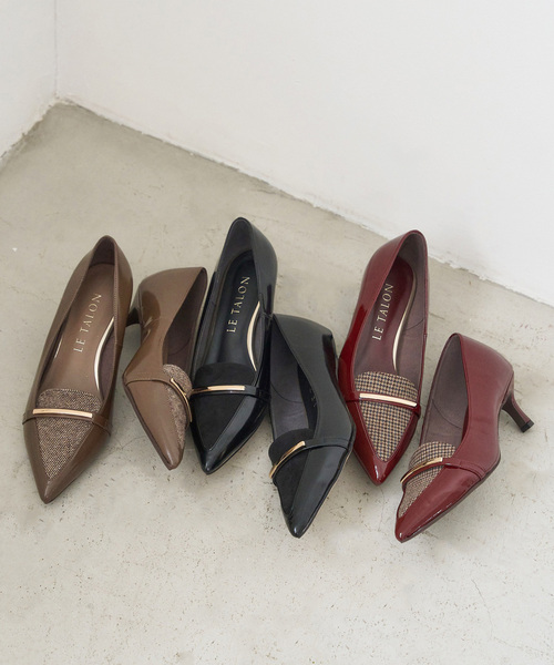 LE TALON（ル タロン） パンプス 5cmポインテッドローファーパンプス