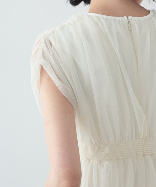 「GALLEST」 半袖チュニック 38 ダークブラウン レディース_画像5