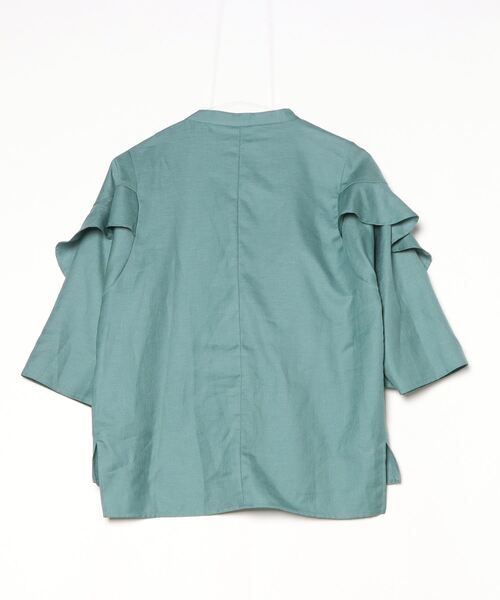 「TONAL」 7分袖ブラウス 38 グリーン レディース_画像2