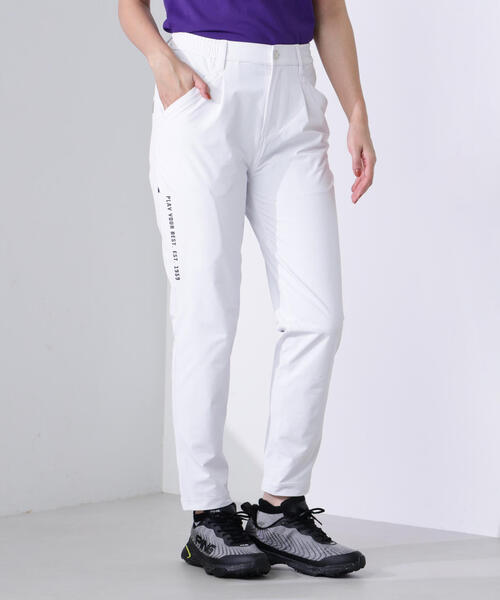 パンツ 「PING APPAREL」全方向ストレッチ ダブルフェイステーパードパンツ 「GOLD」 (LADIES) レディースの画像