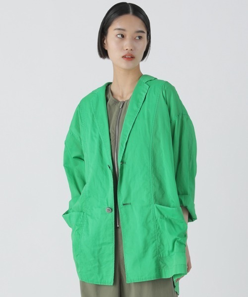 ZUCCa（ズッカ） ジャケット M size グリーン レディース : ZOZOTOWN