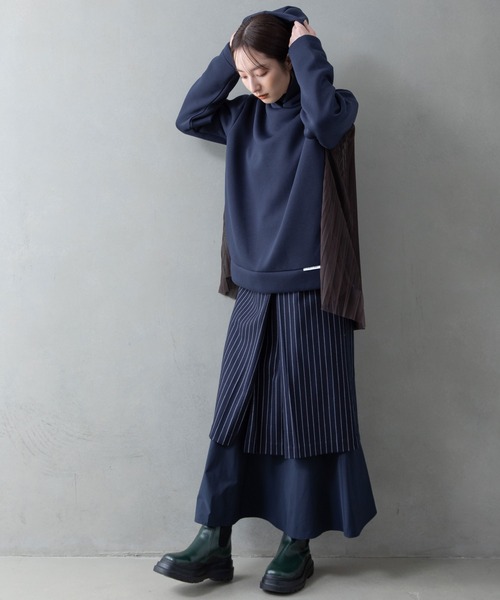 「MARECHAL TERRE」 プルオーバーパーカー MEDIUM ブラック レディース_画像5