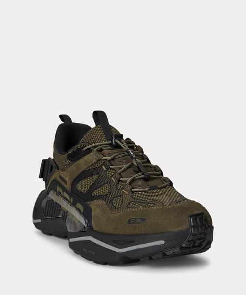 POLO RALPH LAUREN メンズスニーカー（色：グリーン系）｜シューズ