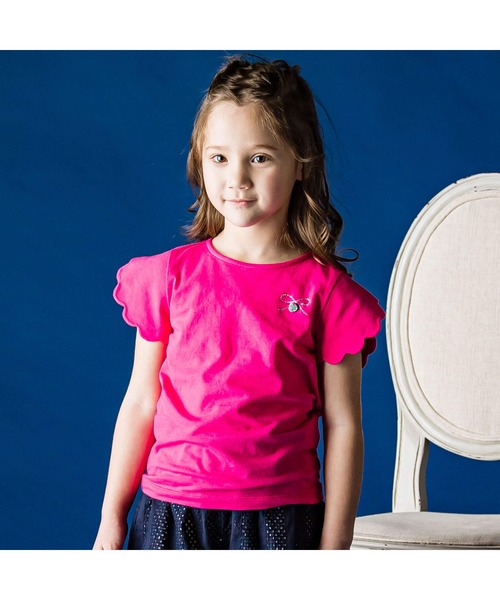 「Tartine et Chocolat」 「KIDS」半袖カットソー 100 ホワイト キッズ_画像3