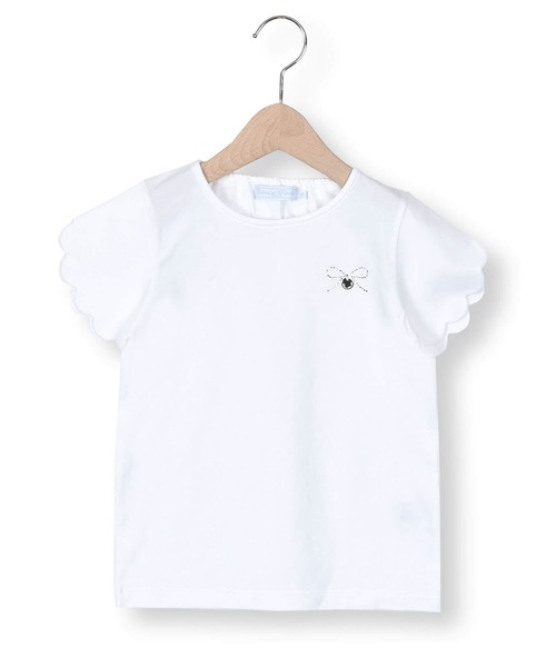 「Tartine et Chocolat」 「KIDS」半袖カットソー 100 ホワイト キッズ_画像6