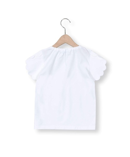 「Tartine et Chocolat」 「KIDS」半袖カットソー 100 ホワイト キッズ_画像7