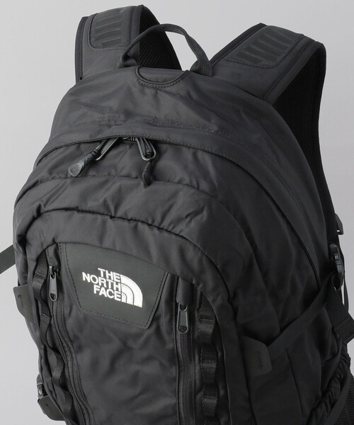 THE NORTH FACE ブラック リュック THE NORTH FACE PURPLE LABEL 「THE LABEL」 ワンポイントリュック