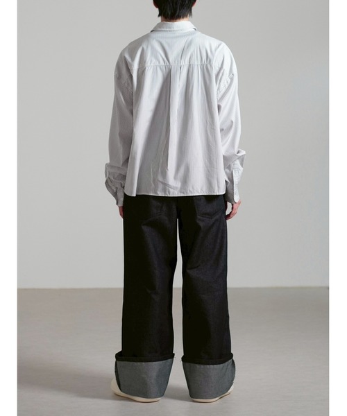 Chikashitsu+（チカシツプラス） シャツ 「Chikashitsu +」cropped