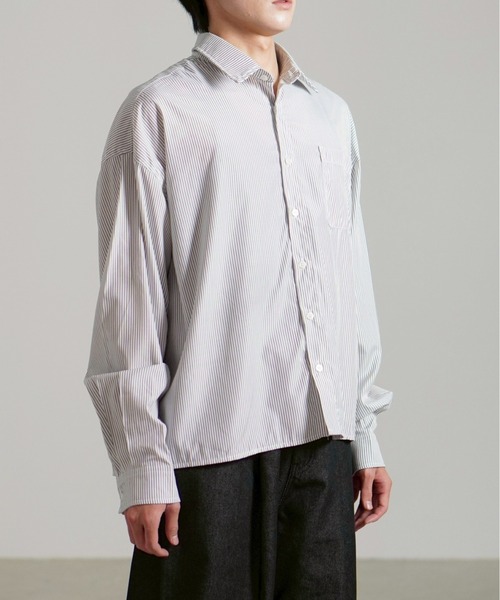 Chikashitsu+（チカシツプラス） シャツ 「Chikashitsu +」cropped