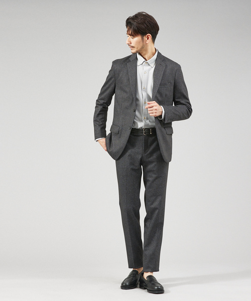 「RECENCY OF MINE」 テーラードジャケット 44 チャコールグレー メンズ_画像3