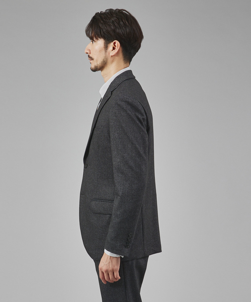 「RECENCY OF MINE」 テーラードジャケット 44 チャコールグレー メンズ_画像4