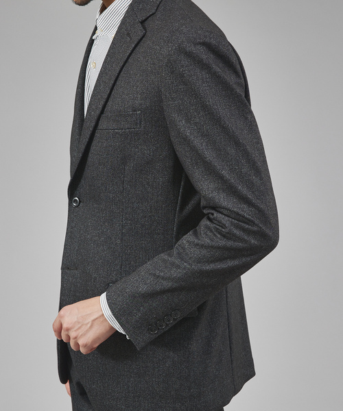 「RECENCY OF MINE」 テーラードジャケット 44 チャコールグレー メンズ_画像7