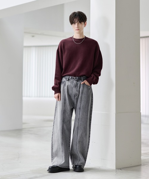 RRL グレー ストレートデニムパンツ RRL グレー ストレートデニムパンツ