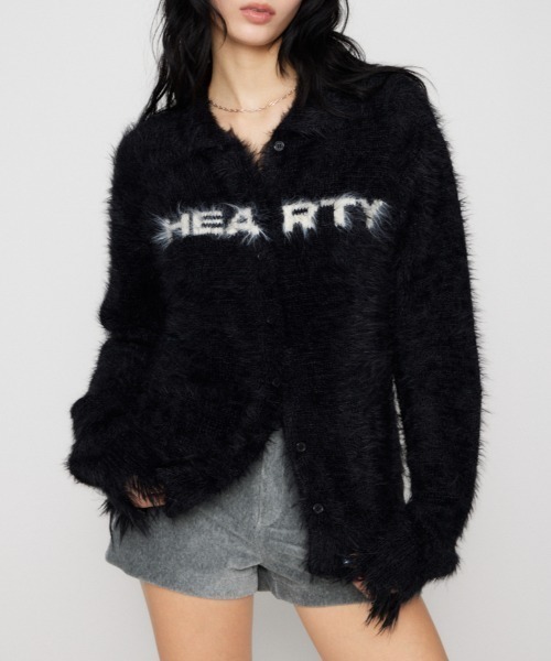 ラグアジェム　ニット LAGUA GEM（ラグアジェム） ニット セーター CRASH POINT SHAGGY