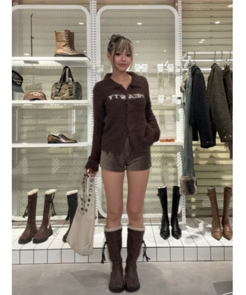 LAGUA GEM（ラグアジェム） ニット セーター CRASH POINT SHAGGY